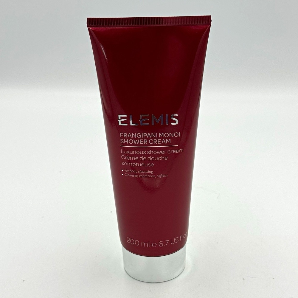 ELEMIS Frangipani Monoi Shower Cream, Cleansing Body Wash 6.7 fl oz